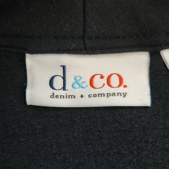 D&Co. Black Cardigan Size Small QVC Black Single Button Cardigan - Picture 5 of 7